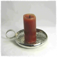 Large dish candlestick